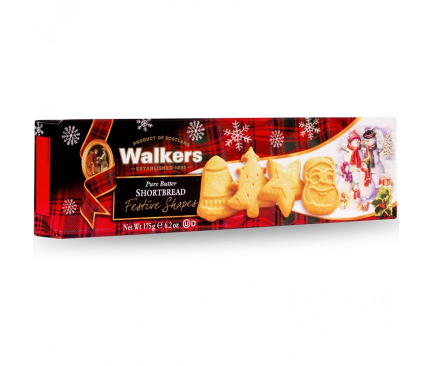 Mini Galletas Walkers Festive Shapes 150 gr.