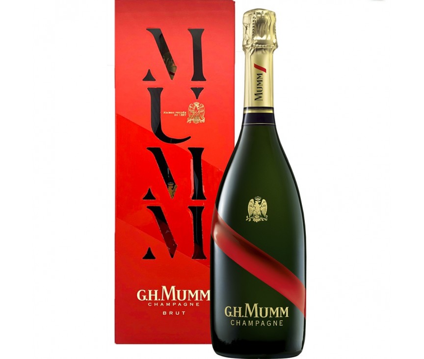 G.H Mumm Grand Cordon Champagne Estuchado 