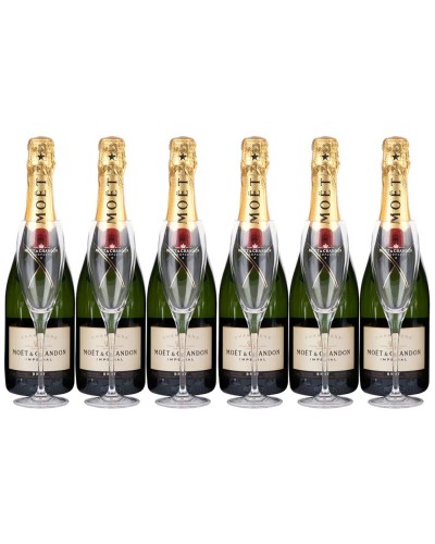 Moet & Chandon Brut Imperial Pack All In One + Copas 