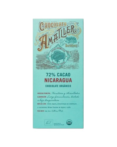 Tableta Chocolate Amatller 74% cacao Madagascar 70g