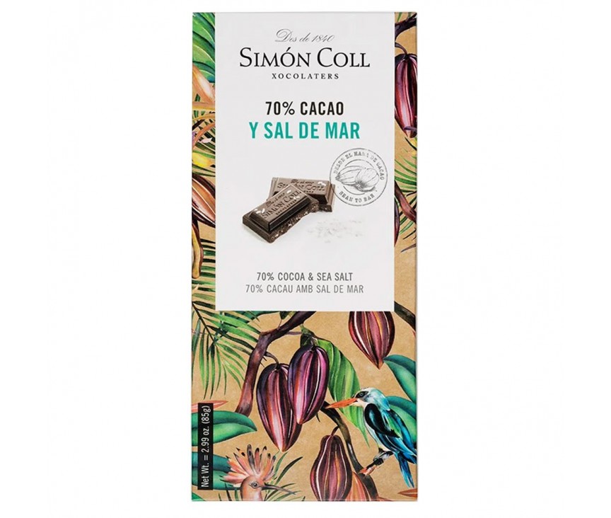 Madagascar Chocolate Amatller 74% de cacao tablette 70g