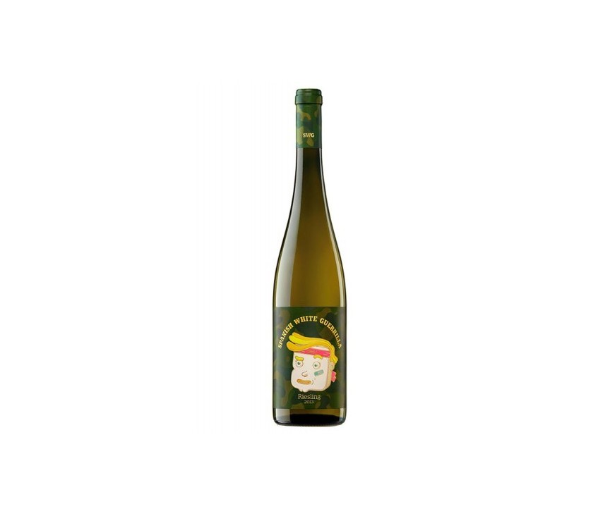 spanish white guerrilla riesling - comprar vino blanco - vt valles de sadacia