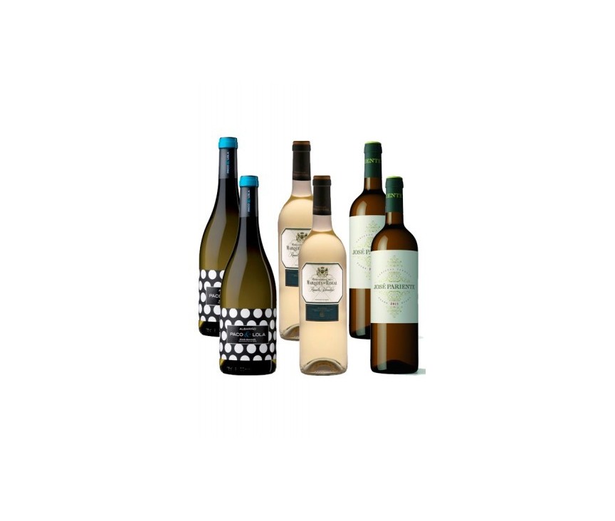 wine box 9 - vino blanco - comprar vino blanco - jose pariente - riscal