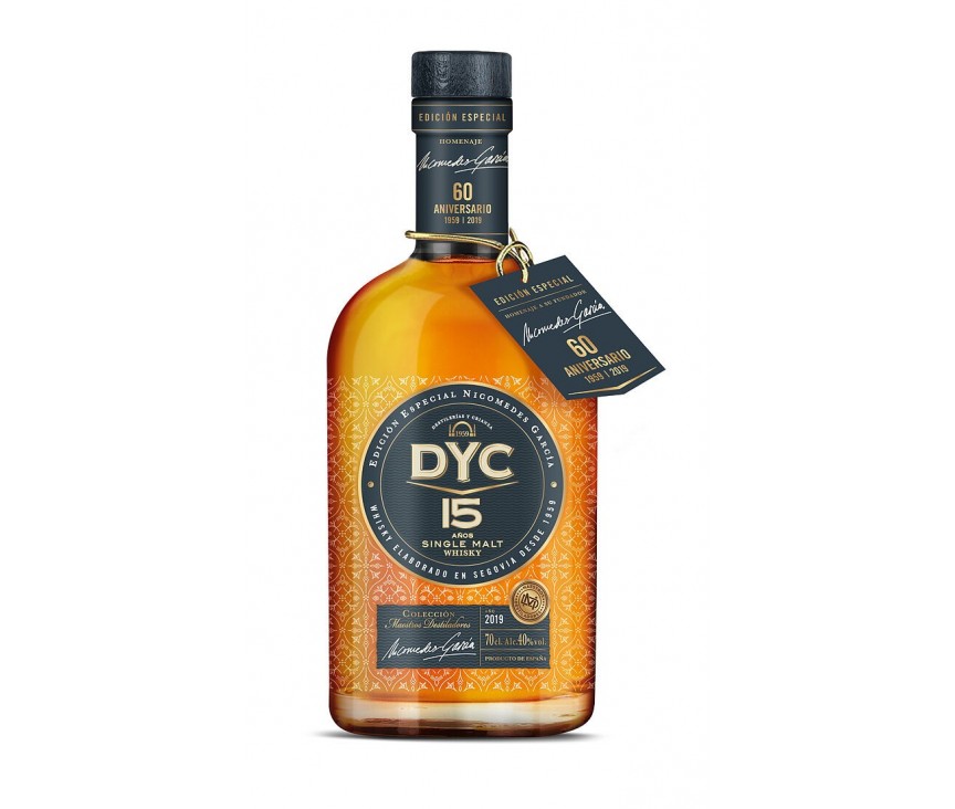 DYC 15 AÑOS SINGLE MALT  70CL