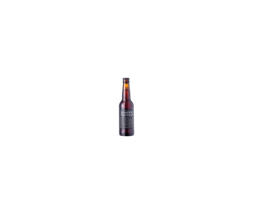 CERVEZA SENADOR VOLSTEAD ROJA AL BOURBON 33CL CAJA DE 24 UND.