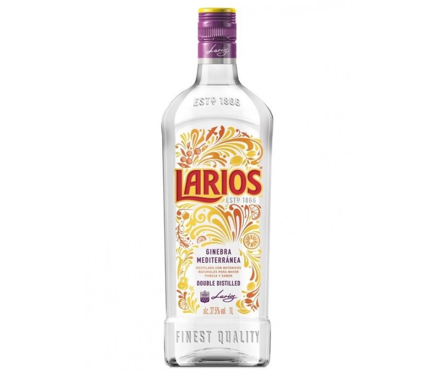 larios london dry gin 1l