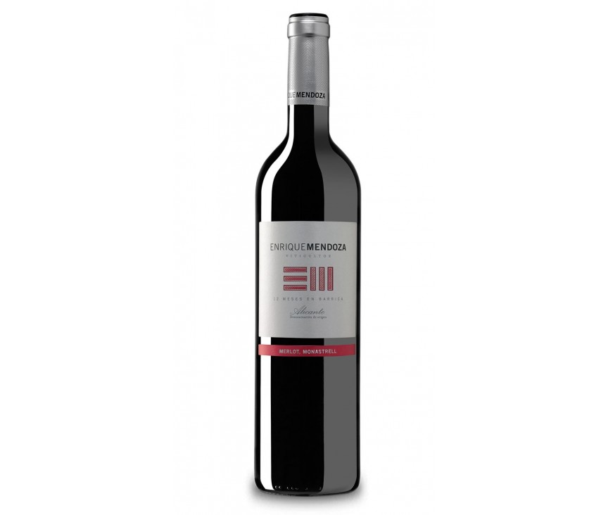 Enrique Mendoza Merlot  Monastrell Crianza 75cl.