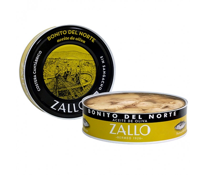 Thon du Nord Zallo à l’huile d’olive 1800gr.