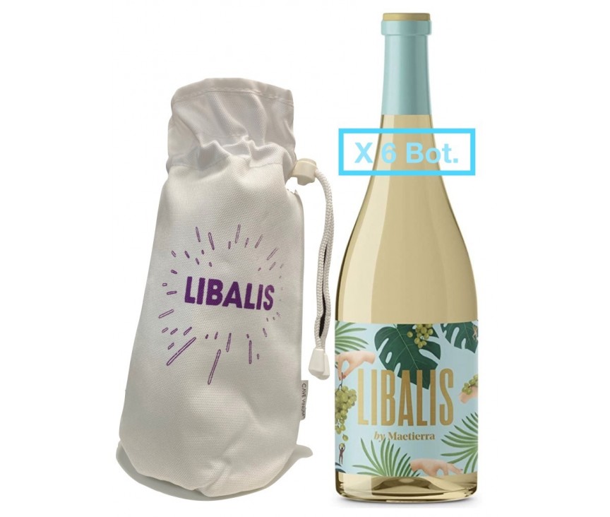 Pack 6 Botella Libali + Funda Termica 