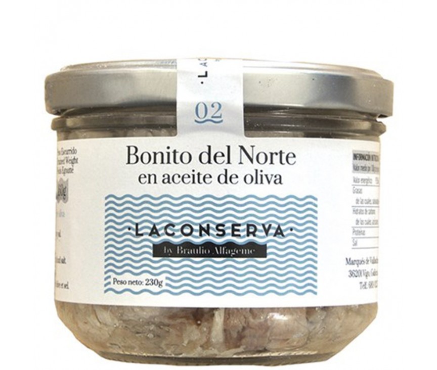 Bonito Del Norte En Aceite De Oliva La Conserva 220gr