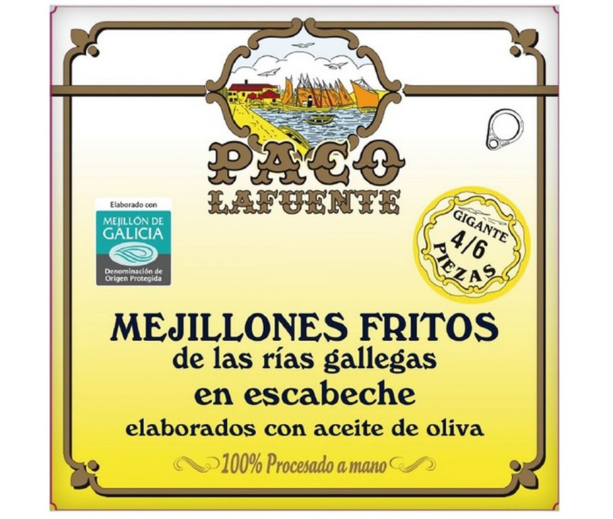 Mejillones Fritos En Escabeche Paco La Fuente 4/6