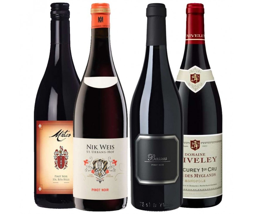 Pacote Pinot Noir em diferentes climas