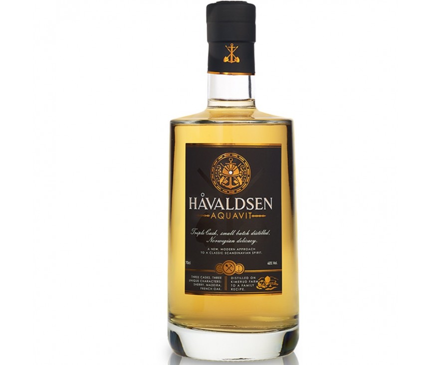 KIMERUD HAVALDSEN AQUAVIT TRIPLE CASK GIN ( NORWAY ) 