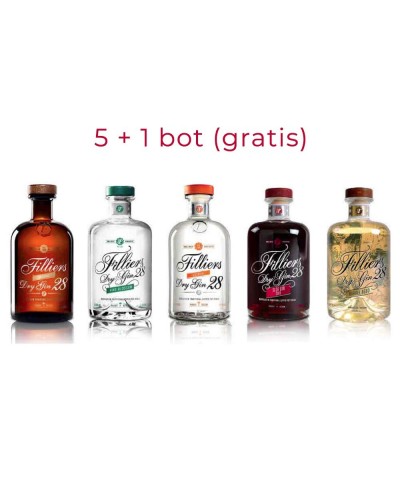 Filliers Bartender Choice 5x50 Cl. + 1 Gratis