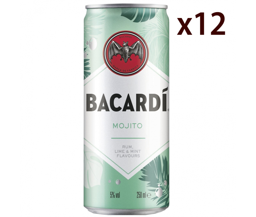 Bacardi Mojito Cocktail Box 12