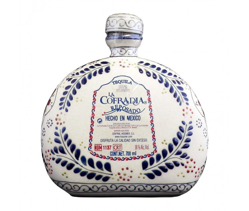 Tequila La Cofradía Talavera 70cl.