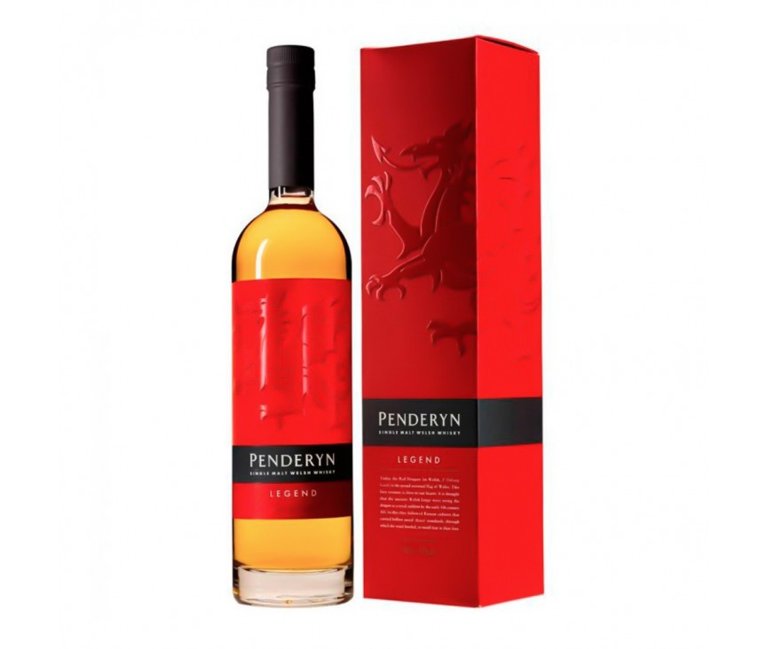 Penderyn Single Malt Whisky "Peated" 70Cl. + Estuche