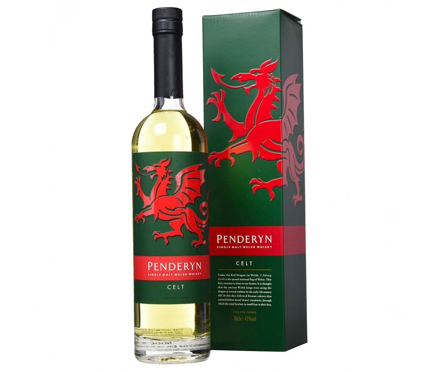 Penderyn Single Malt Whisky "Peated" 70Cl. + Estuche