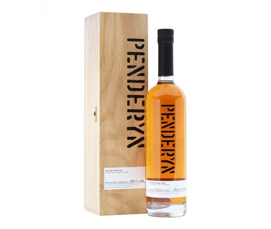 Penderyn Single Malt Whisky "Peated" 70Cl. + Estuche