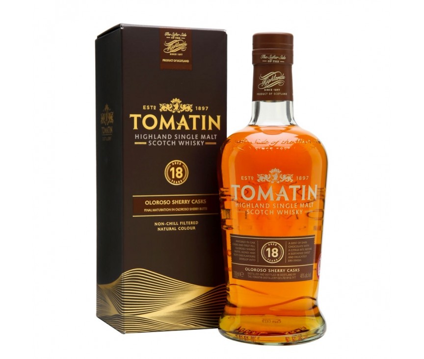 Tomatin Single Malt Whisky 12 Años Estuche 