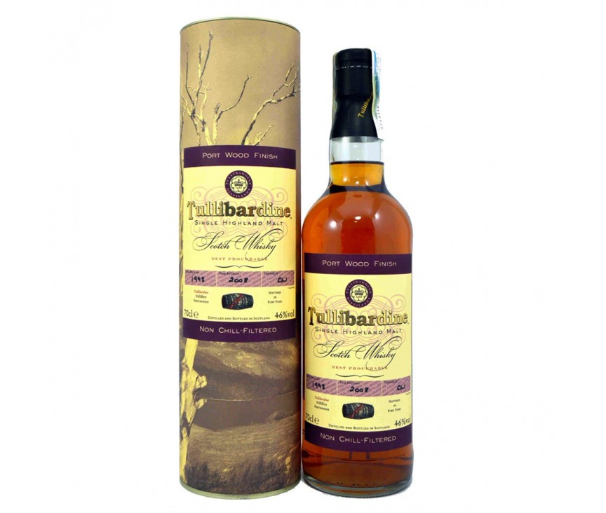 Whisky Tullibardine 1993 Sherry Wood Finish + Estuche