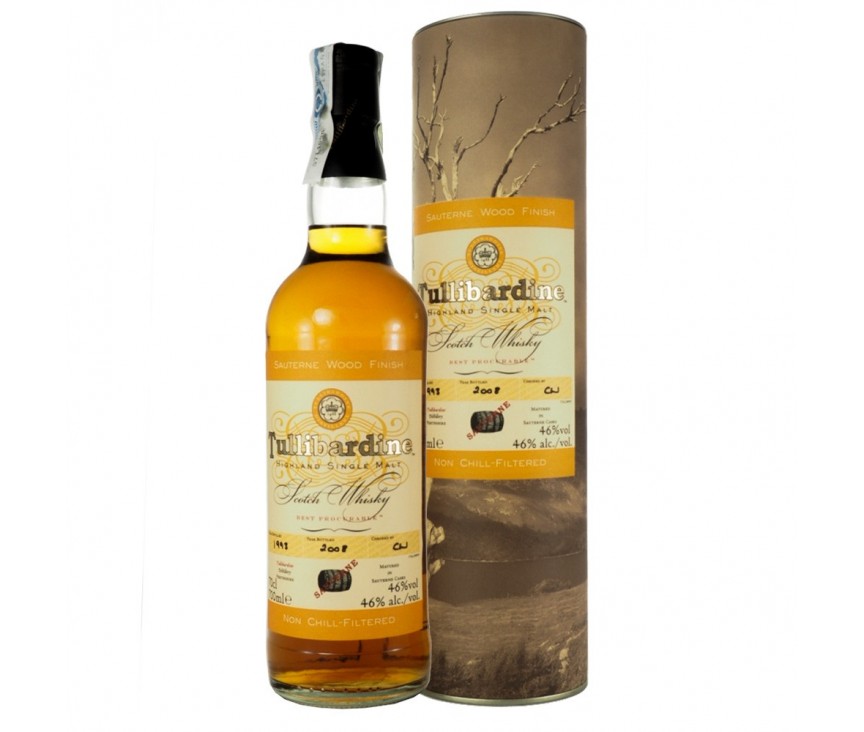 Whisky Tullibardine 1993 Sherry Wood Finish + Estuche